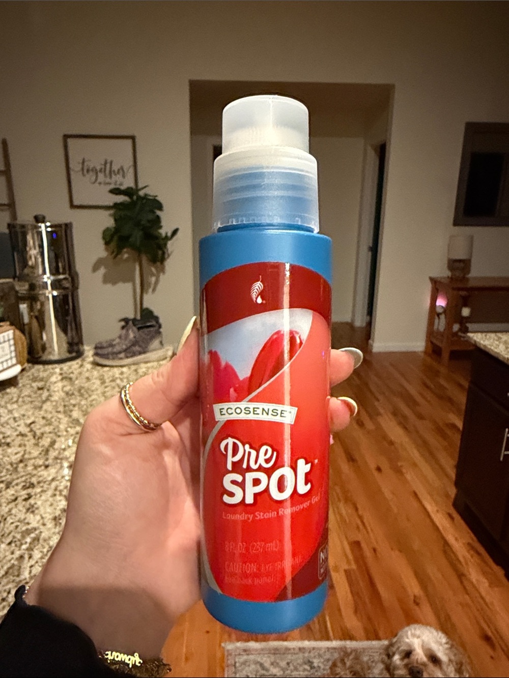 ECOSENSE Pre Spot Laundry Stain Remover Gel in Red